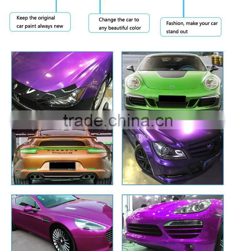Hot Sell CARLIKE Brand Matt And Glossy Candy Car Wrap Film