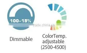 9W A60 Dimmable Color Temperature Adjustable LED Bulb Light