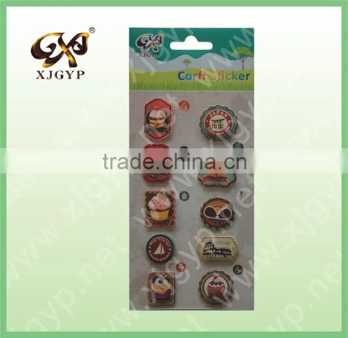 3D DIY Stickers for Scrapbooking