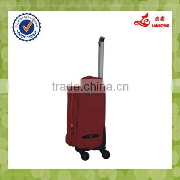 19"23"26"29" Inch 4 Pcs Red Fabric Four Wheels Traveling Airport Brand Luggage