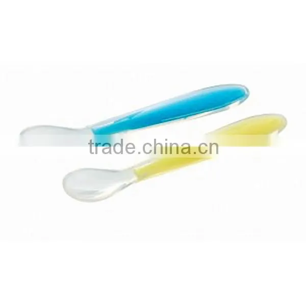 Food Grade Flexible silicone baby spoon