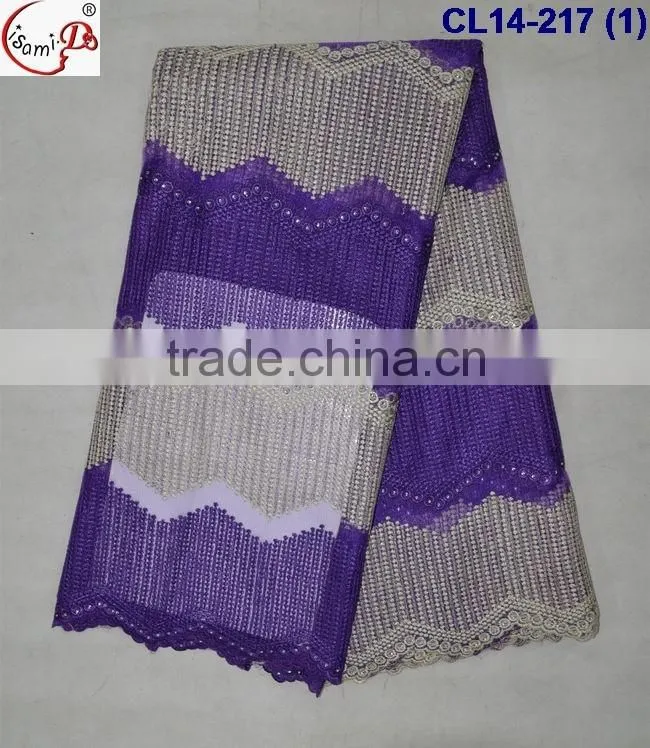 CL14-217 Fahioable embroidery tulle lace fabric 2016 french lace fabric for dressing