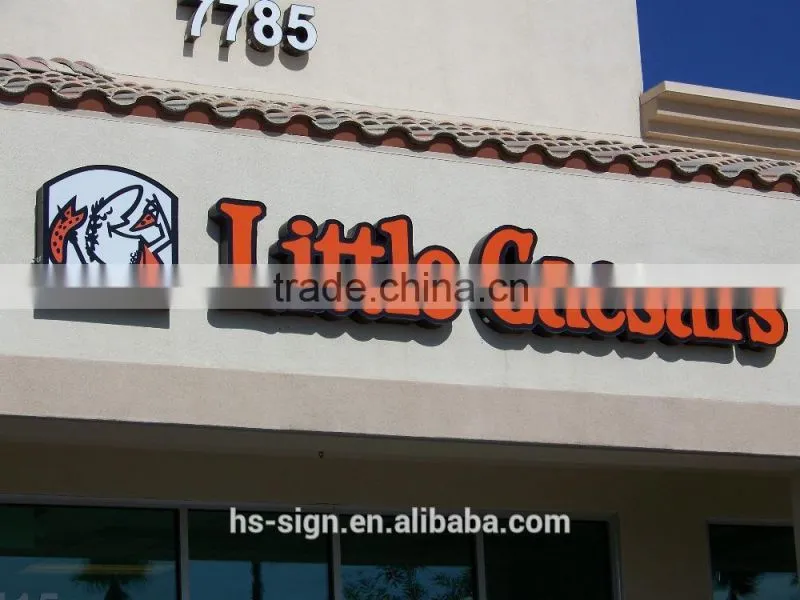 Channel Letter Epoxy Decoration Signs For Shopping Mall