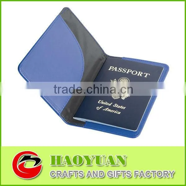 Newly genuine leather passport holder made in China