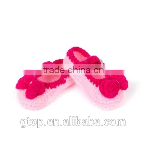 Wholesale Baby Handmade Crochet Shoes Supplier for 1-10 months old S-0010