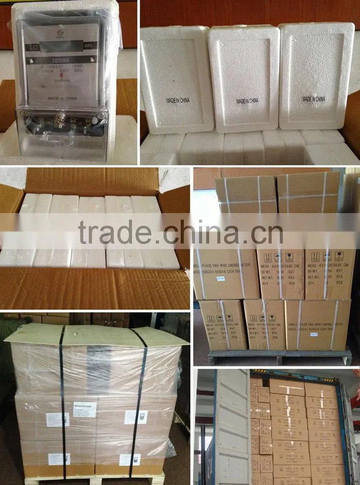 Din-rail THREE PHASE LCD DISPLAY ELECTRIC Meters