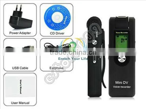 4 GB Digital Video and Voice Recorder + MP3 Player