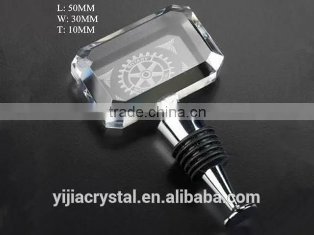wedding bottle stopper/crystal bottle stopper/crystal wine stopper
