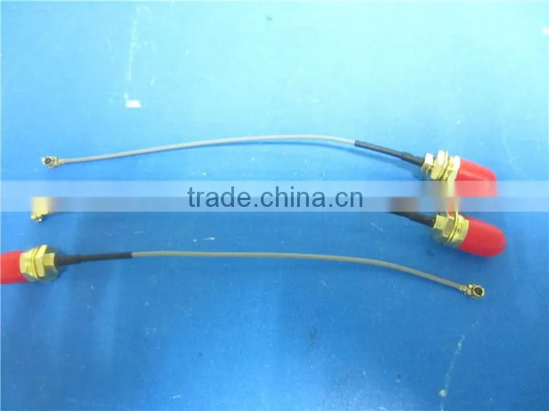 RG1.13 cable,SMA female to IPEX, 10cm, nut, locking washers And rubber caps completed set