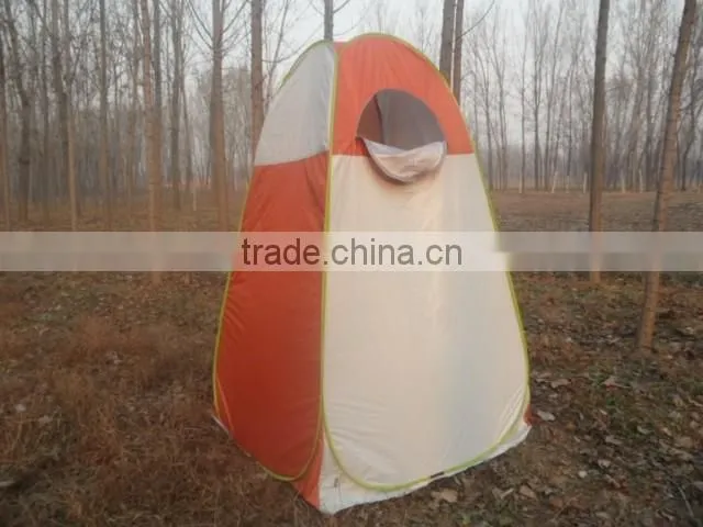 POP UP Tent Outdoor Toilet Watching Bird Tent Fishing Orange Beach Tent