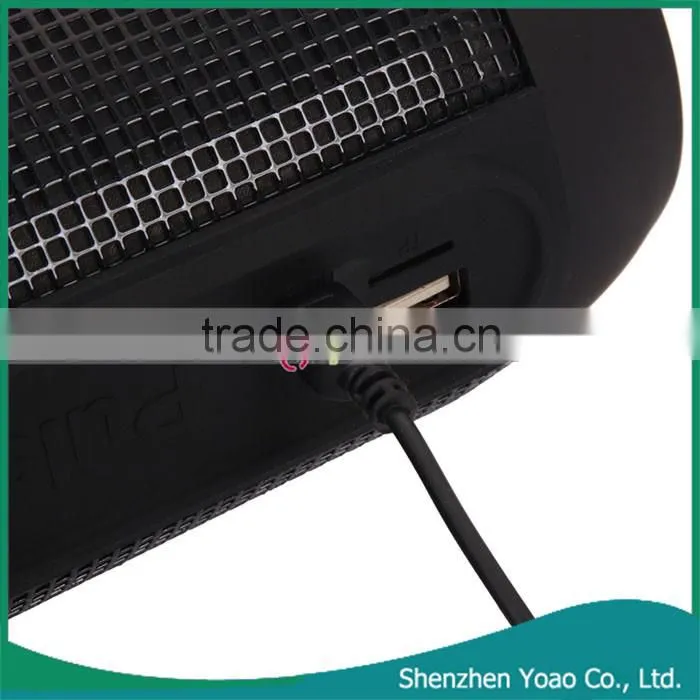 Leadzm Portable Wireless Bluetooth Speaker (Support TF Card/USB/FM Radio) Black