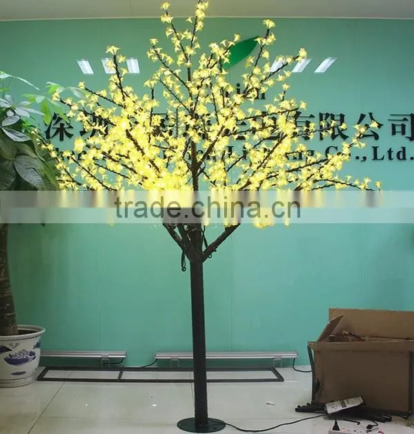 Fake Color Changing Led Cherry Blossom Tree Light with High Quality