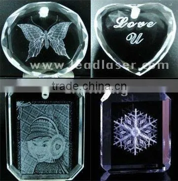 Formidable Technical Moveable 3D Scene Crystal Laser Engraving Machine