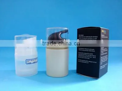 50ml matte black plastic airless bottle, plastic airless pump bottle,