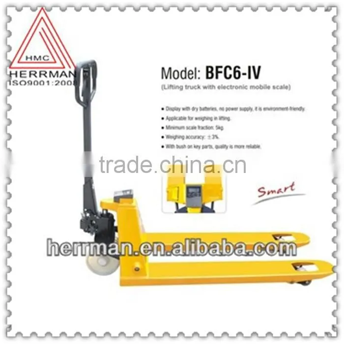 (HERRMAN)High quality 2000-2500kgs Hand Pallet truck BFC6-IV