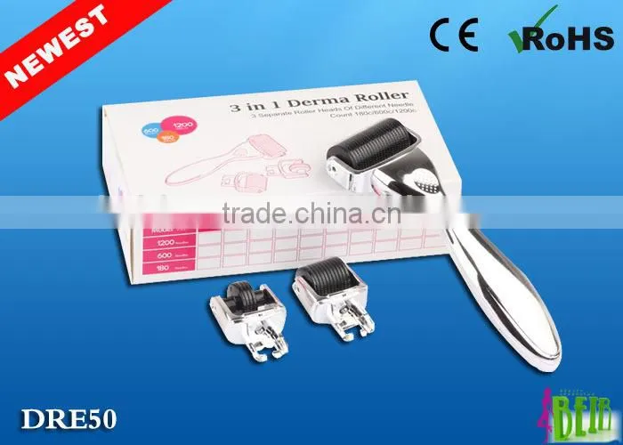 dermaroller manufacturer 3 in 1 dermaroller for skin care DRE50