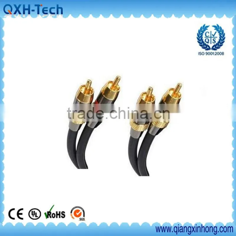 AC DC Power Supply Male RCA Adapter Cable