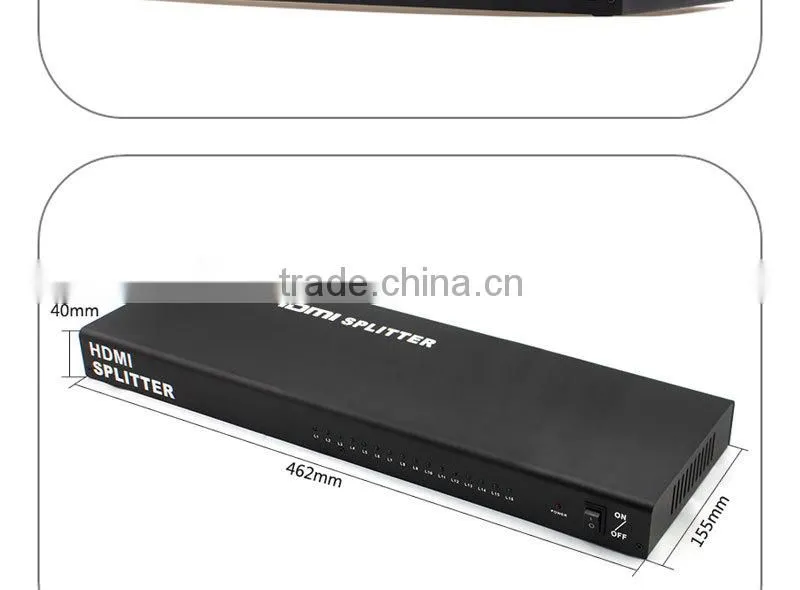Premium promotional 1080p hdmi splitter to hdmi and component