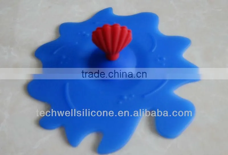 100% food grade hot sale pop silicone tea cup cover