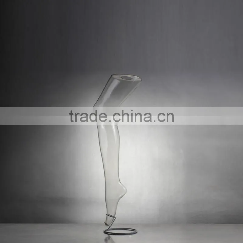 Top PC transparent leg plastic female leg mannequin