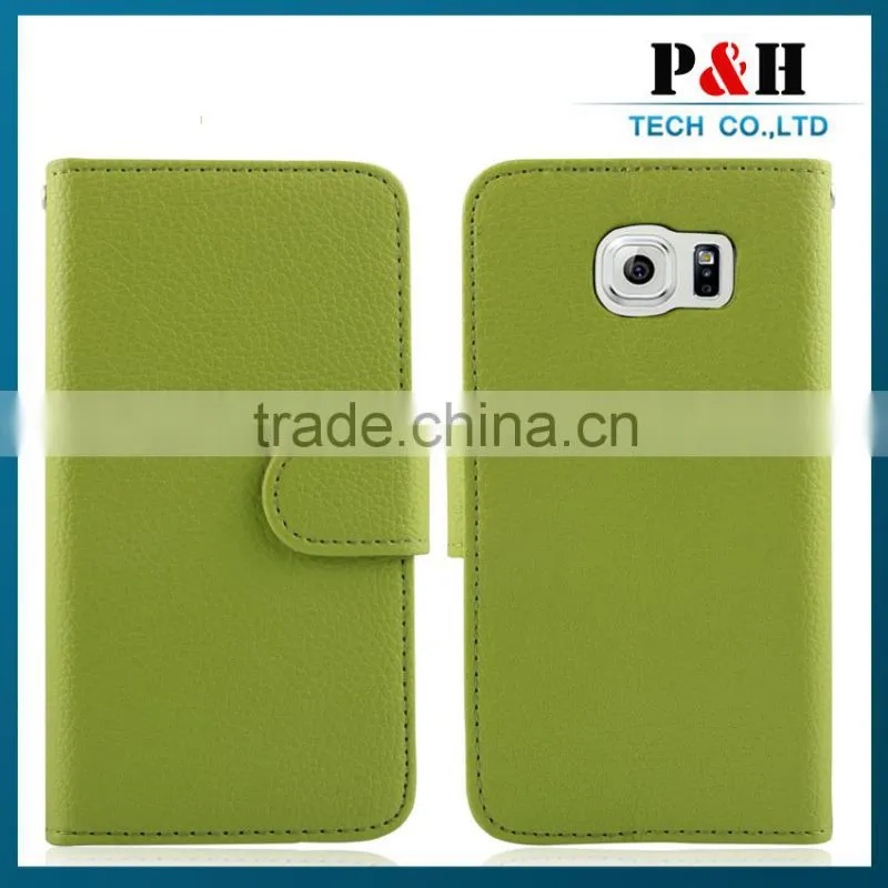quality products leather cover case for samsung galaxy s6 case for samsung galaxy s6 leather case