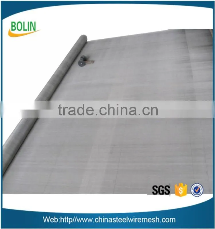 Anping Factory ultra fine 150x0.0027'' wire dai Titanium wire Mesh Cloth
