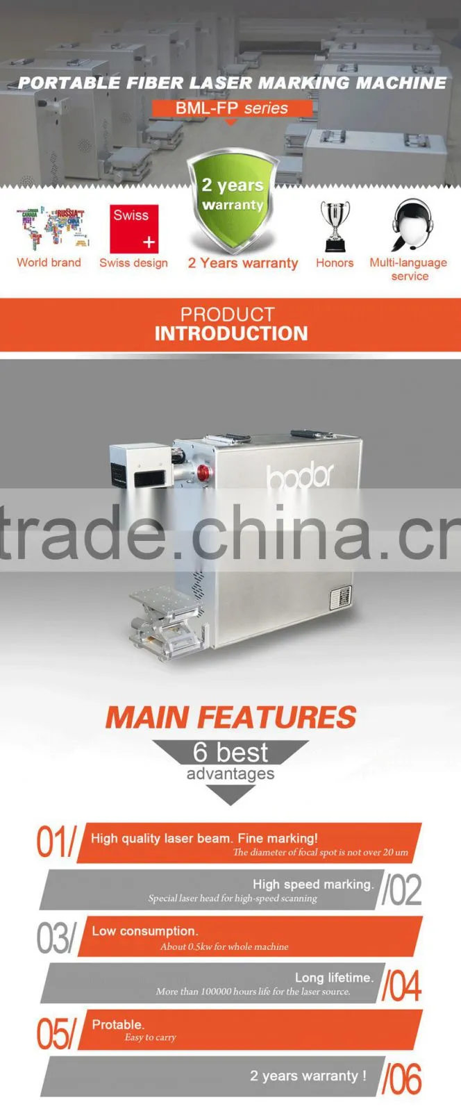 laser marking machine for jewelry and auto parts 2 year warranty