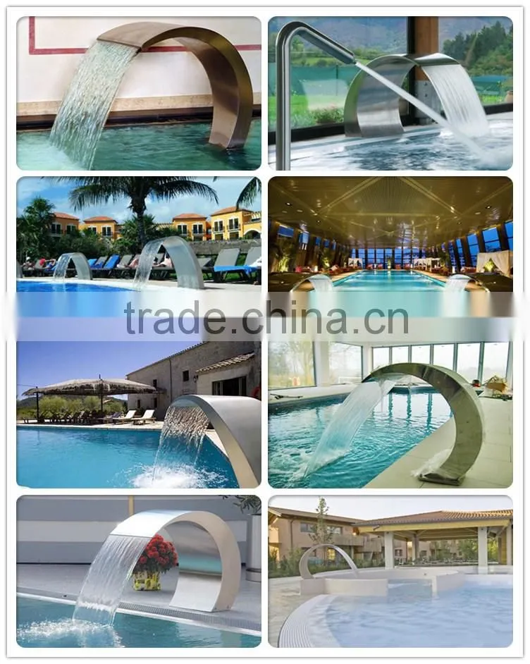 500*700m 1.5mm thickness waterfall dolphin for swimming or spa pool