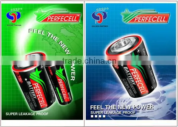 Top Seller Zn-MnO2 Battery Batteries Price Size D R20 UM-1