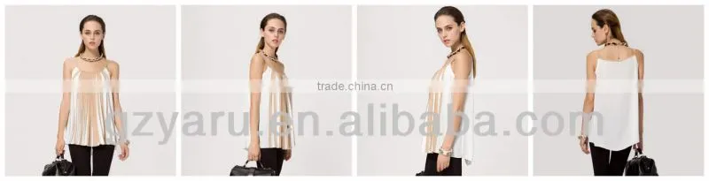 Gray v-neck double-breasted cultivate one's morality short sleeve blouse
