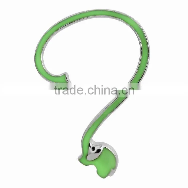 animal punk model glow in the night ear earring clip
