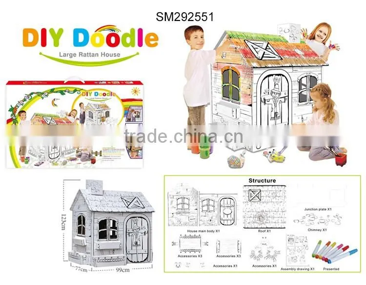 Promotional school Intelligent paper diy kids drawing sets