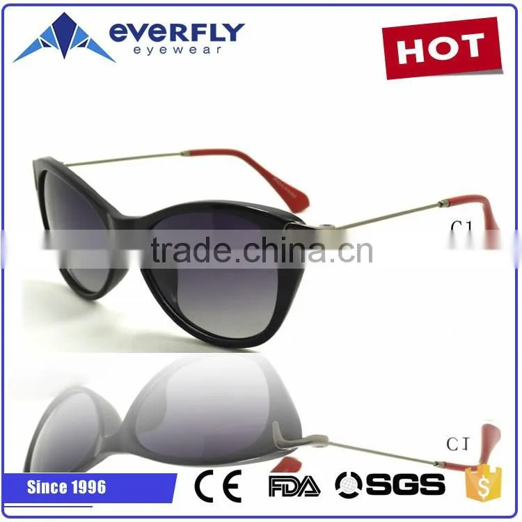 hot sale high quality fashion TR90 metal ladies sunglasses for women