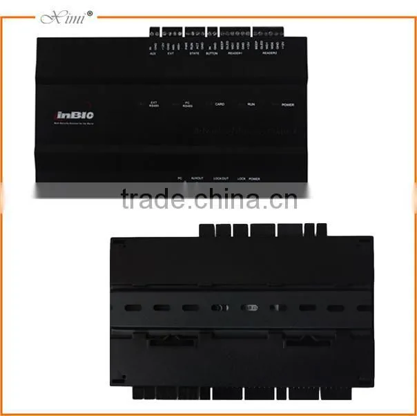 Inbio160 packag A with power supply box 1 door fingerprint and card access controller wiegand connector access control panel