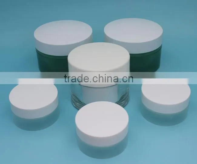 Cosmetics cream empty jar
