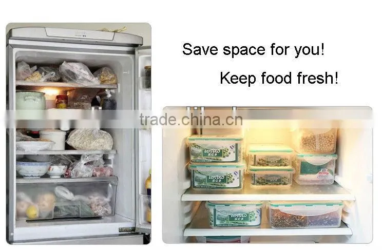 5pcs rectangle Plastic Food Storage Container Set GL9060-B