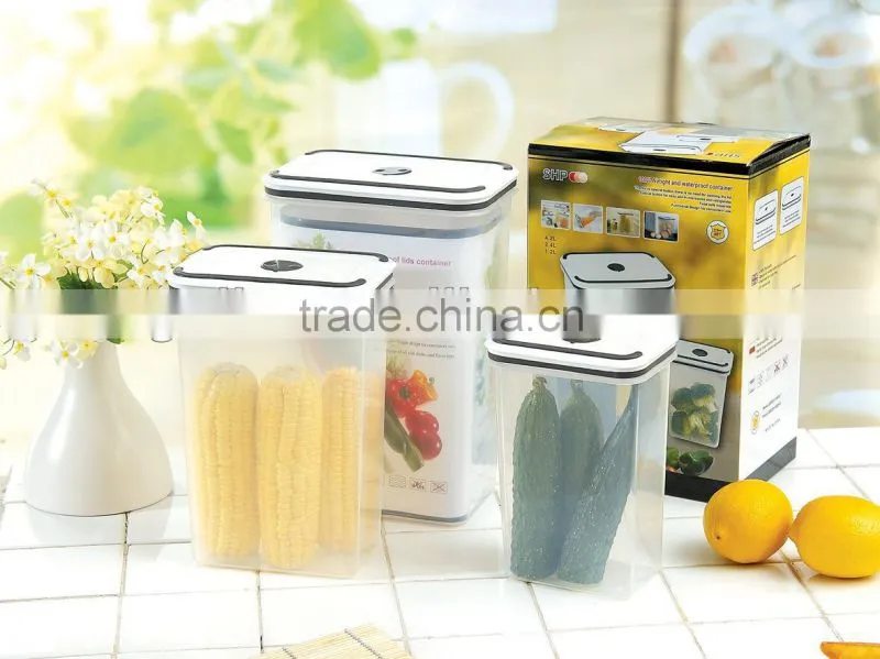 3pcs plastic Food Storage Container Set GL9010-B