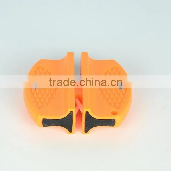 2-Step Portable/Pocket Knife Sharpener with Key Chain