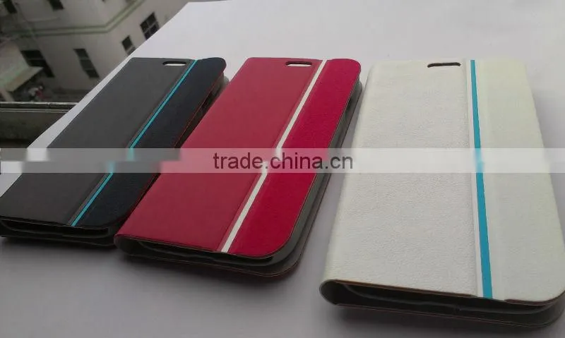 New product top quality hot sale Stand Leather Case with PC hard shell for Samsumg Galaxy Note 2 S3/S4