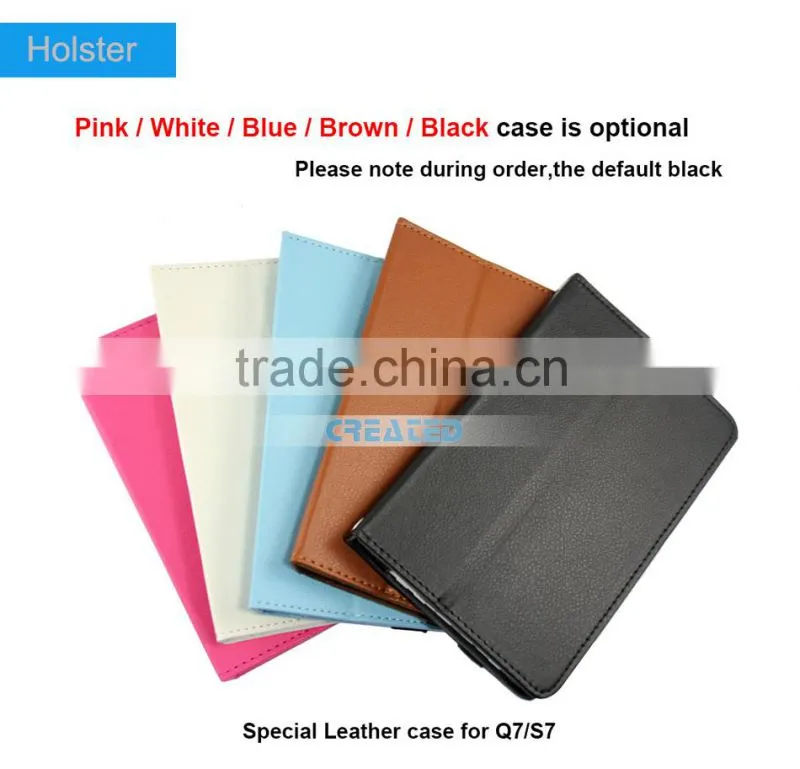 7inch android tablet quad core RK3126 android 4.4 wifi bluetooth 1024*600 IPS screen high quality customise loud speaker tablets
