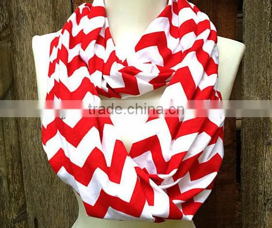 Wholesale baby scarf baby cotton scarf baby yellow chevron scarf
