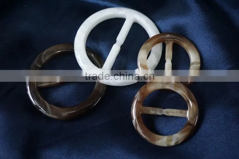 ROUND CAFE RESIN BUCKLE