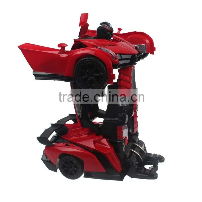Intelligent Shifting Robot hobby 2.4G RC Distortion Deformation Stunt Cars Remote Robot Car Toys Transform