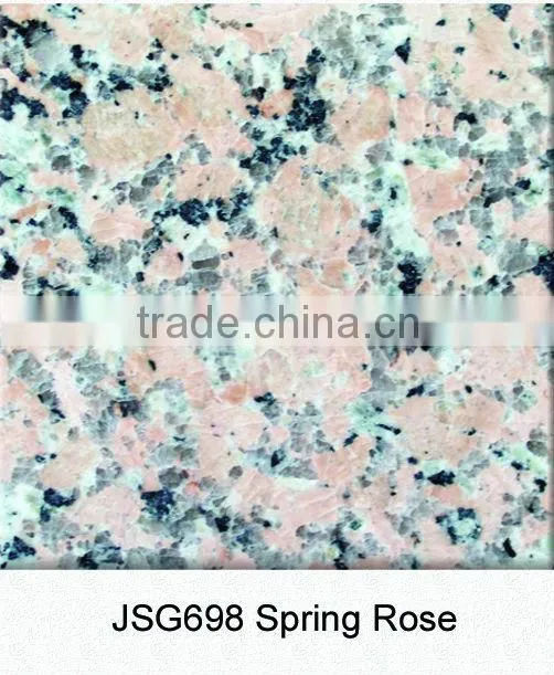 Decorative red polished granite slabs