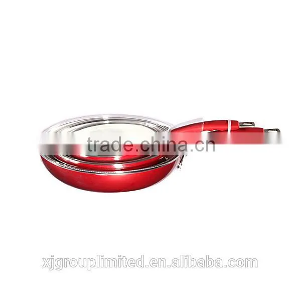 3PC aluminum frypan set XJ-12622