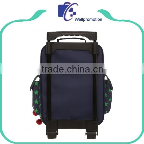 Kids trolley school backpacks with wheels for girls