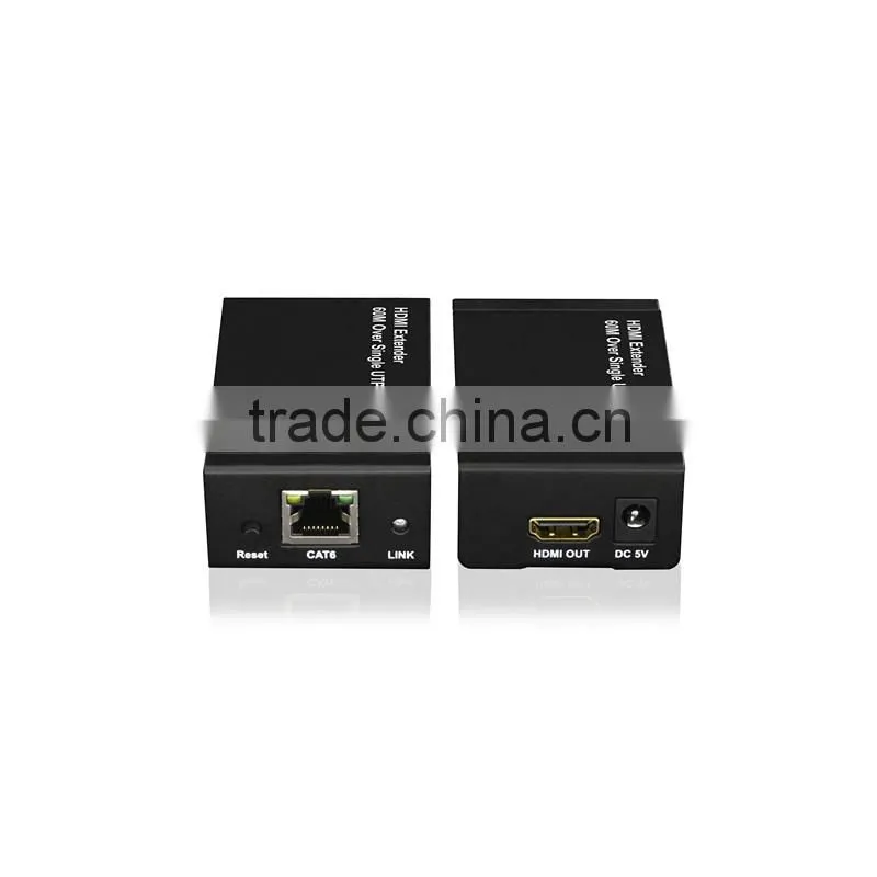 HDMI Network Extender 60m/190ft 1080P HD HDMI Network Extender Over Single Cat6/5e Ethernet Cable chromecast