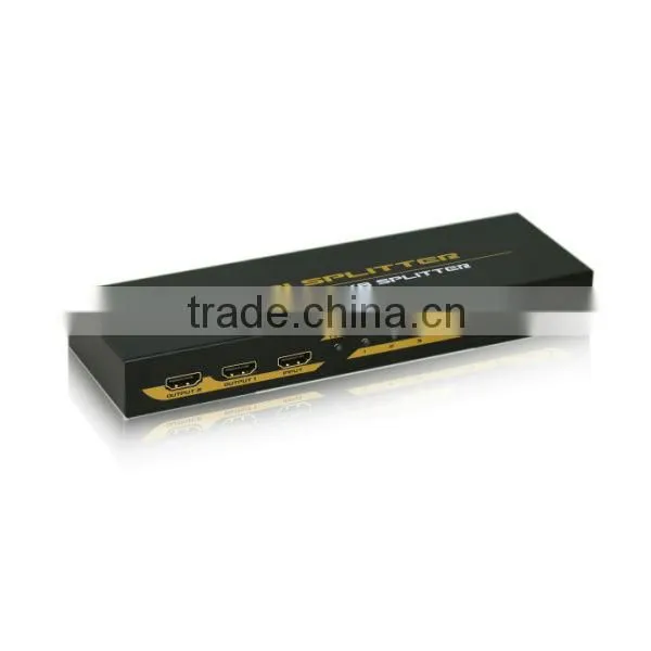 HDMI Splitter 4Kx2K Video 1X8 Splitter 1 in 8 Out Amplifier Dual Display For HDTV DVD PS3 Xbox