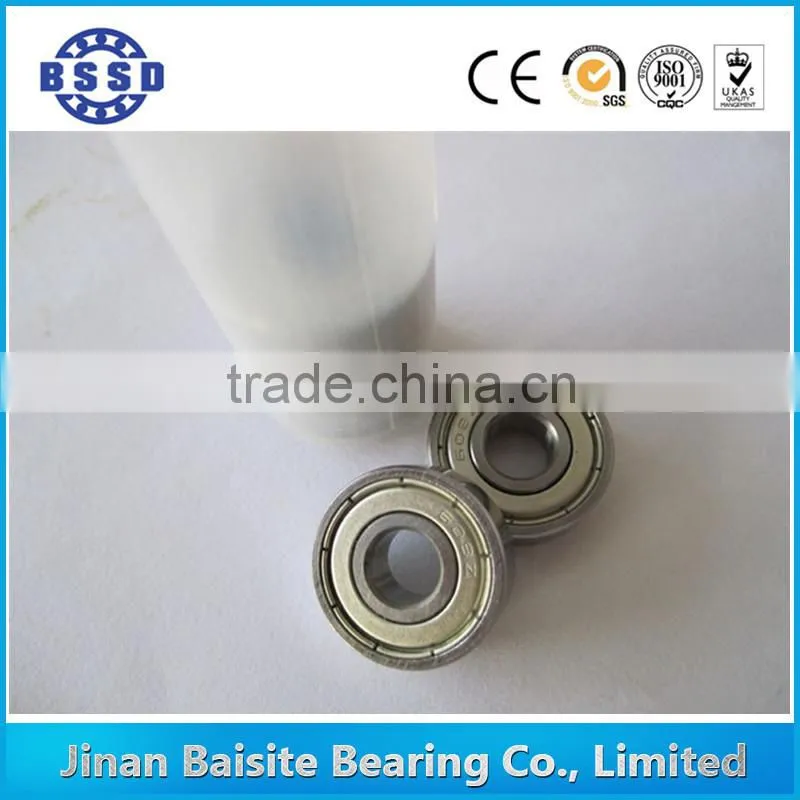 chrome steel and carbon steel abec 14 skateboard bearings