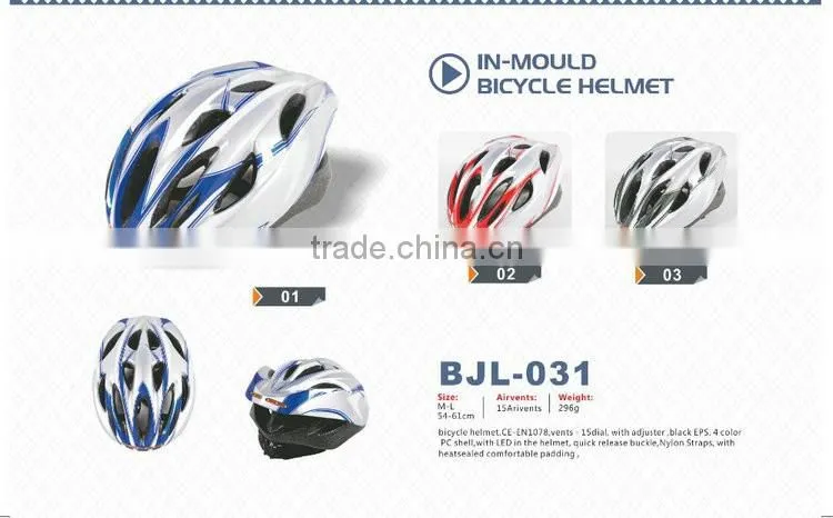 2016 Newest High Quality Useful LED Bicycle Light Helmet